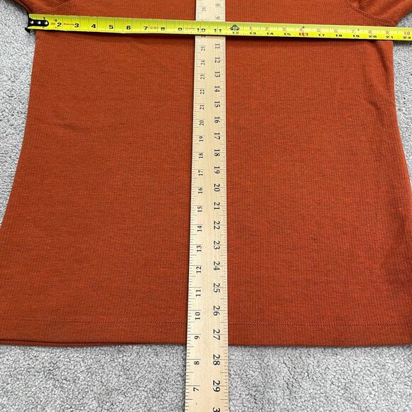 01. Algo Performance Quick Dry Moisture Wicking Sweatshirt Men M Tall Brown Crew - Picture 9 of 13